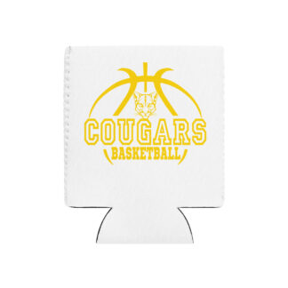 Elkhorn City Cougars Basketball 1 Can cooler