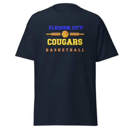 Elkhorn City Cougars Basketball 9 Unisex classic tee - Image 5
