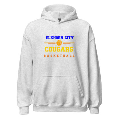 Elkhorn City Cougars Basketball 9 Unisex Hoodie - Image 13