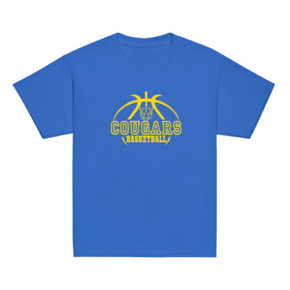 Elkhorn City Cougars Basketball 1 Youth classic tee - Image 2
